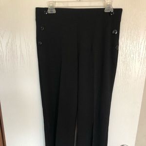 Cute sailor style black dress pants